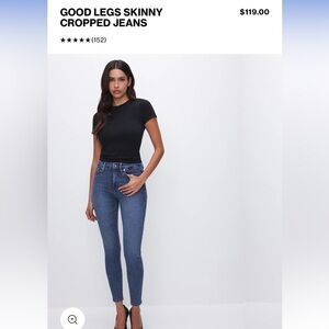 Good American crop jeans 6